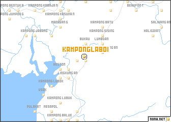 map of Kampong Laboi