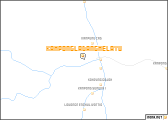 map of Kampong Ladang Melayu