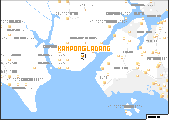 map of Kampong Ladang