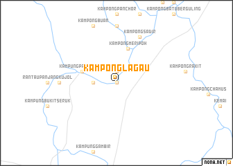 map of Kampong Lagau