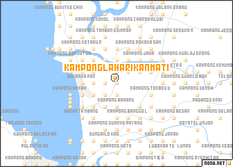 map of Kampong Lahar Ikan Mati