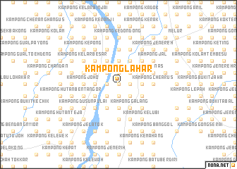 map of Kampong Lahar