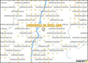 map of Kampong Lalang Luas