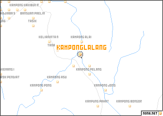 map of Kampong Lalang