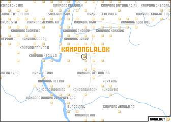 map of Kampong Lalok