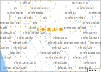 map of Kampong Lama