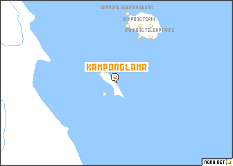 map of Kampong Lama