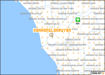 map of Kampong Lampuyan