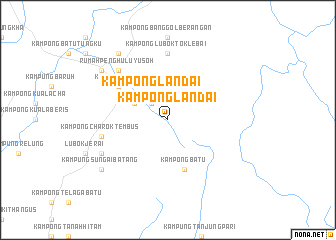 map of Kampong Landai
