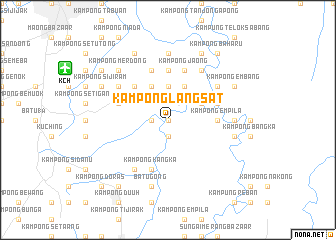 map of Kampong Langsat