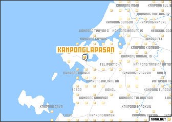 map of Kampong Lapasan