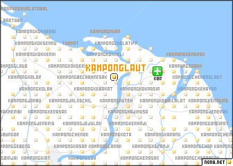 map of Kampong Laut