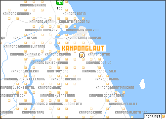 map of Kampong Laut