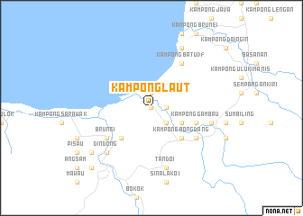 map of Kampong Laut