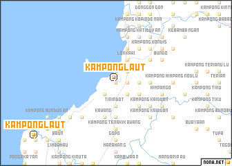 map of Kampong Laut