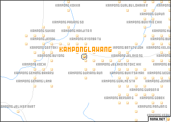 map of Kampong Lawang