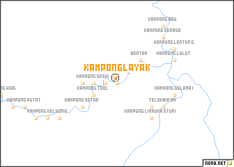 map of Kampong Layak