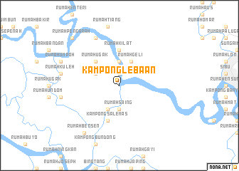 map of Kampong Lebaan