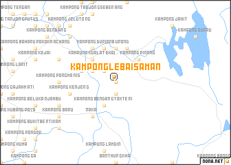 map of Kampong Lebai Saman