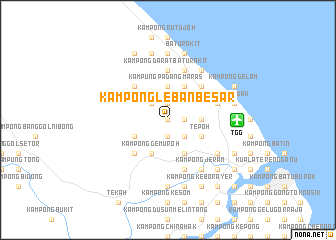 map of Kampong Leban Besar