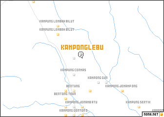 map of Kampong Lebu