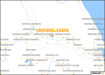 map of Kampong Legong