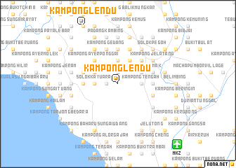 map of Kampong Lendu