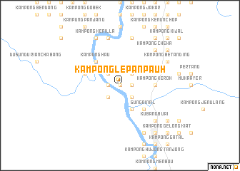 map of Kampong Lepan Pauh