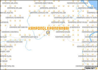 map of Kampong Lepan Rambai