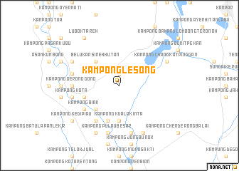 map of Kampong Lesong