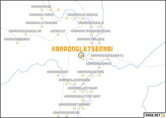 map of Kampong Let Sermai