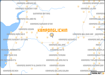 map of Kampong Lichin