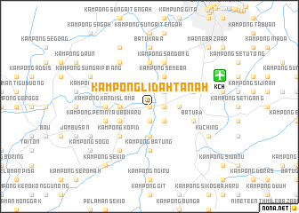 map of Kampong Lidah Tanah