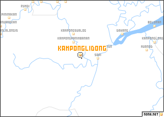 map of Kampong Lidong