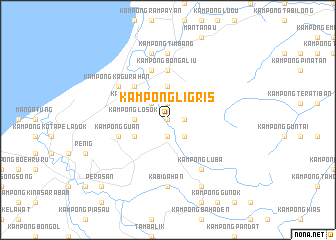 map of Kampong Ligris