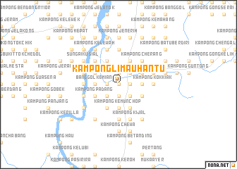 map of Kampong Limau Hantu