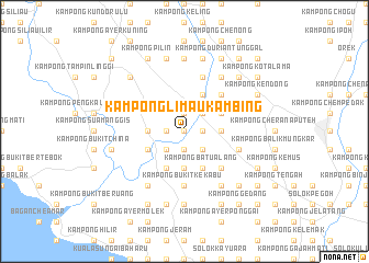 map of Kampong Limau Kambing