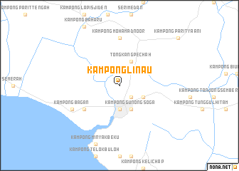 map of Kampong Linau