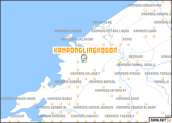 map of Kampong Lingkodon