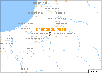 map of Kampong Lipusu