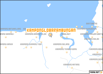 map of Kampong Loba Rambungan