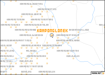 map of Kampong Lonek