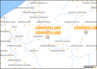 map of Kampong Luba