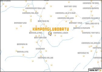 map of Kampong Lubobatu