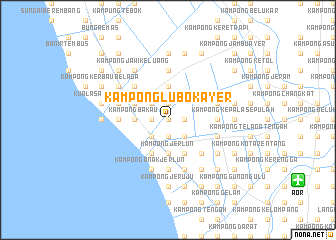 map of Kampong Lubok Ayer