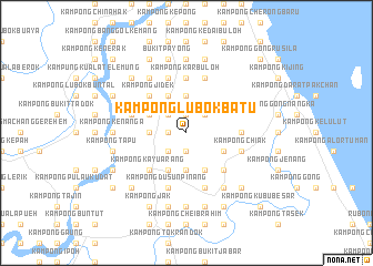 map of Kampong Lubok Batu