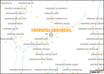map of Kampong Lubok Bedil