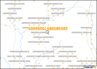map of Kampong Lubok Besar