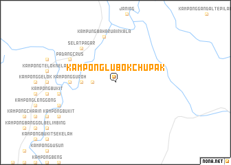 map of Kampong Lubok Chupak