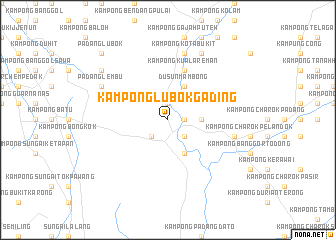 map of Kampong Lubok Gading